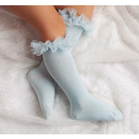 Meia Pata Kneesocks Dancers Baby Blue 1061M