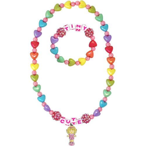 Polly Pocket Necklace & Bracelet Set