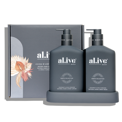 Al.ive Body Coconut & Wild Orange Wash & Lotion Duo