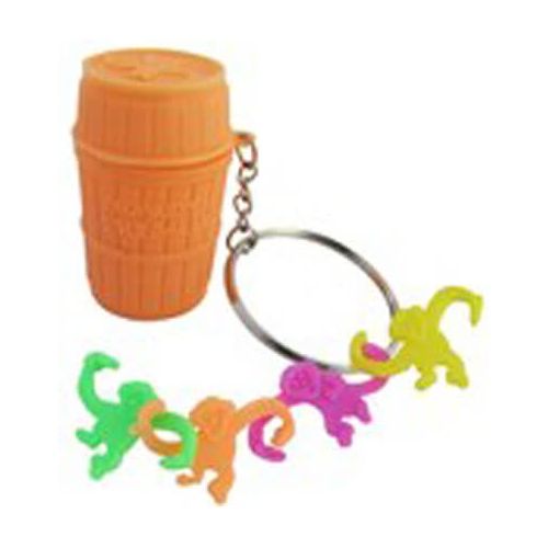 Barrel of Monkeys Keychain