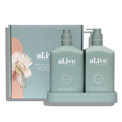 Al.ive Body Kaffir Lime & Green Tea Wash & Lotion Duo