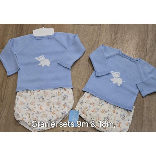 Granlei 2Pc Knit Set Animals 124-509