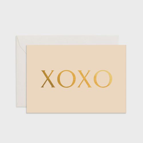 Fox & Fallow XOXO Mini Greeting Card