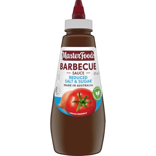 Masterfoods BBQ Sauce Reduced Salt & Sugar 475ml