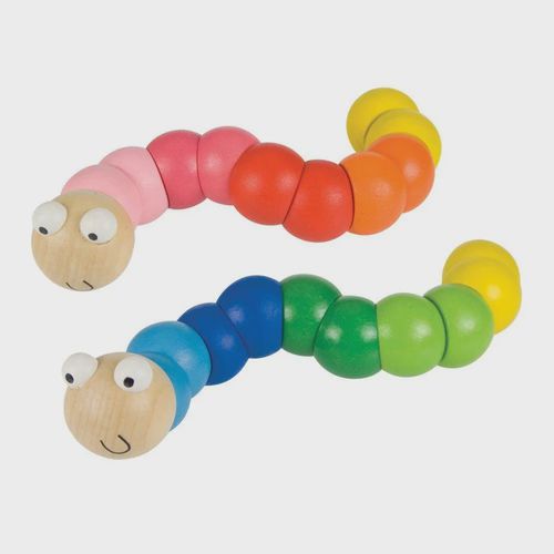 Wooden Worm Toy