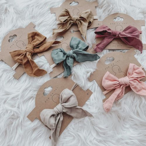 Popyatot Muslin Bow Headband