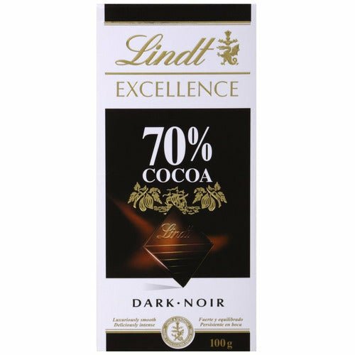 Lindt Excel 70% Dark Chocolate 100gm