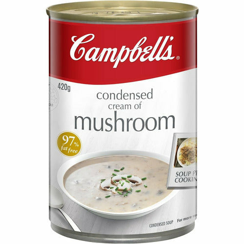 Campbell's Canned Soup Cream Of Mushroom 420g