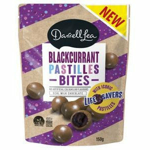 Darrell Lea Blackcurrant Pastilles Bites 150g