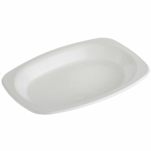 160x230 Oval Plate Small White 50pk