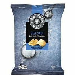 Red Rock Deli Potato Chips 165g - Sea Salt