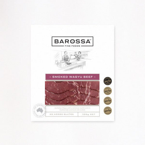 Barossa Fine Foods - Smoked Wagyu Beef 100g
