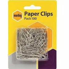 Marbig Paper Clip 100pk