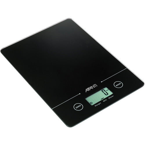 Avanti Compact Kitchen Scales Black