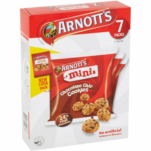 Arnotts Mini Choc Chip Cookies 7 pk
