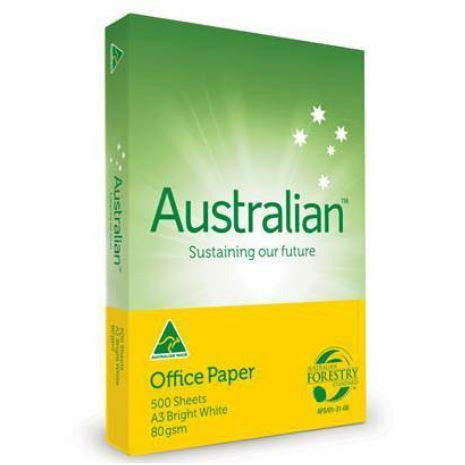 Australian A3 Copy Paper 80gsm White
