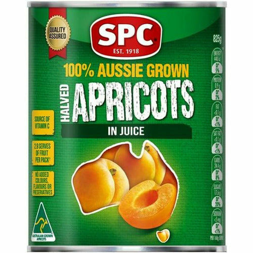 Spc Apricot Halves in Juice 825g