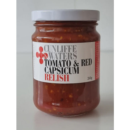 Cunliffe & Waters Tomato & Red Capsicum Relish 260g