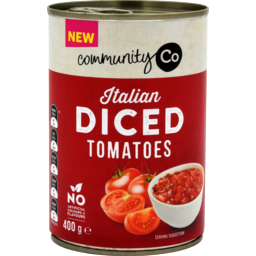 Community Co Diced Tomatos 400g