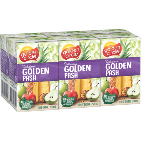 Golden Circle Fruit Drink 6 x 250ml - Golden Pash