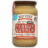 Mayver's Natural Crunchy Peanut Butter 375g