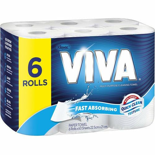 Viva Paper Towel Regular White 6pk