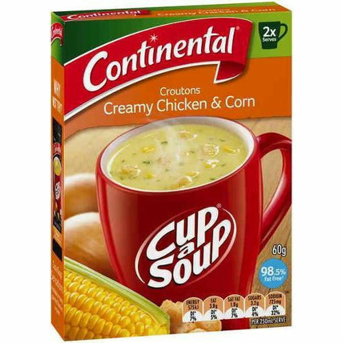 Continental Cup A Soup Creamy Chicken & Corn With Croutons 2 pack