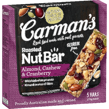 Carmans Almond Cashew & Berry Nut Bar 175g