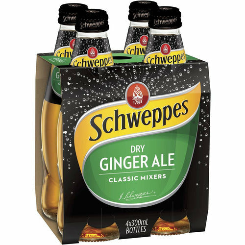 Schweppes 300ml 4pk - Dry Ginger Ale