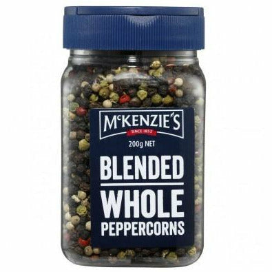 Mckenzie's Pepper Black Corns Blended 200g