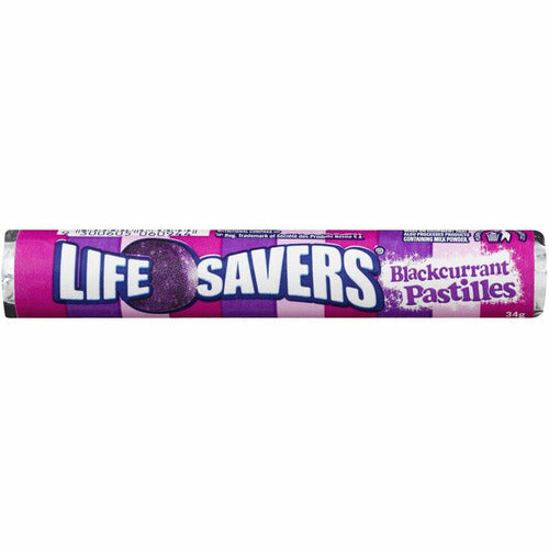 Lifesavers 34gm - Blackcurrant Pastilles