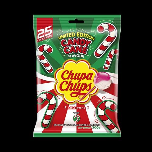 Candy Cane Chupa Chups Pack 25