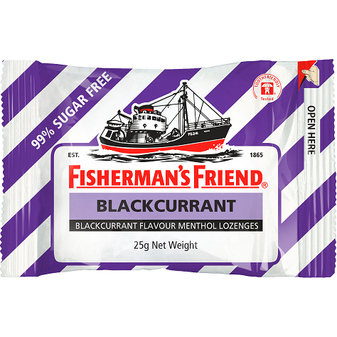 Fisherman's Friend 25g - Blackcurrant S/F