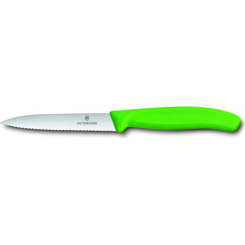 Victorinox Serrated Paring Knife 10cm - Green