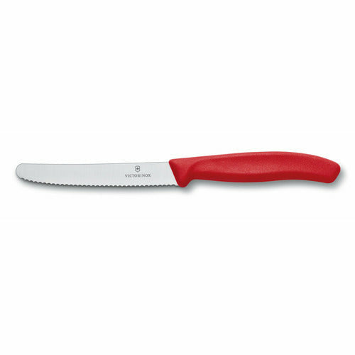 Victorinox Wavy Edge Knife 11cm - Red