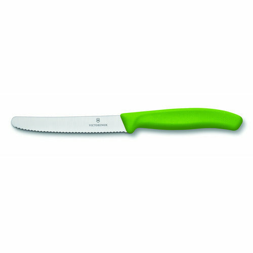 Victorinox Wavy Edge Knife 11cm - Green