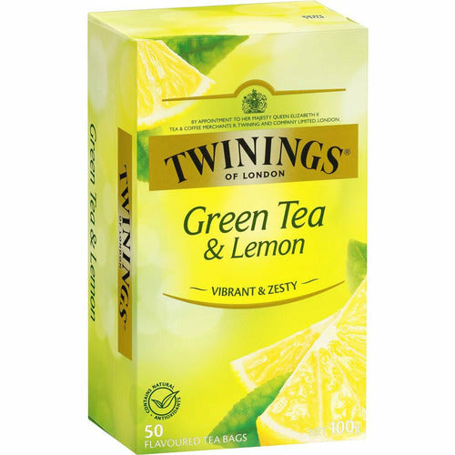 Twinings Green Tea With Lemon Tea Bags 50 pk