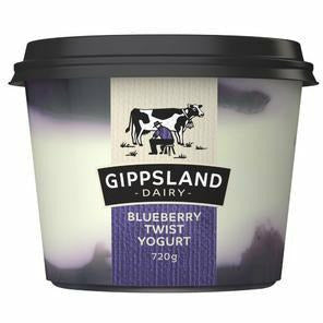 Gippsland Dairy Blueberry Twist Yoghurt 720g