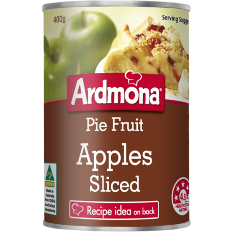 Ardmona Pie Apple Sliced 400g