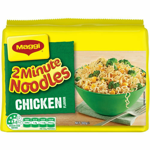 Maggi 2 Minute Instant Noodles 5 pk - Chicken