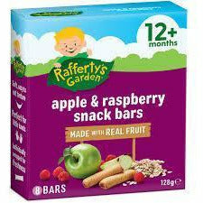 Rafferty's Fruit Snack Bar Apple & Raspberry 128g 12+