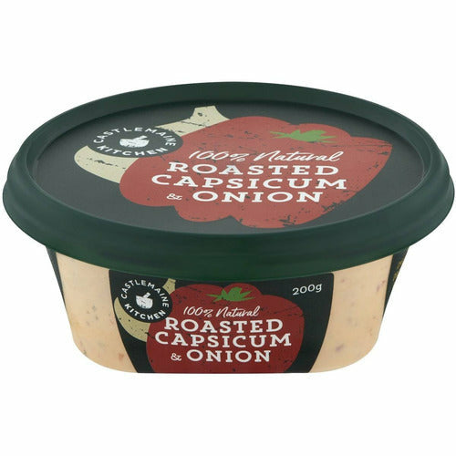 Castlemaine Dips 200g - Roasted Capsicum & Onion