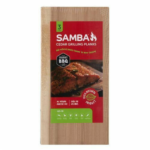 Samba Cedar Grilling Planks 3 Pack