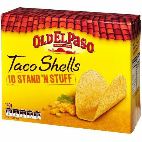 Old El Paso Taco Shell Stand n Stuff 10 pk 160g