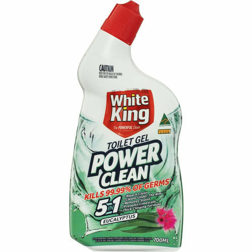 White King Power Clean Toilet Gel Eucalyptus 700ml