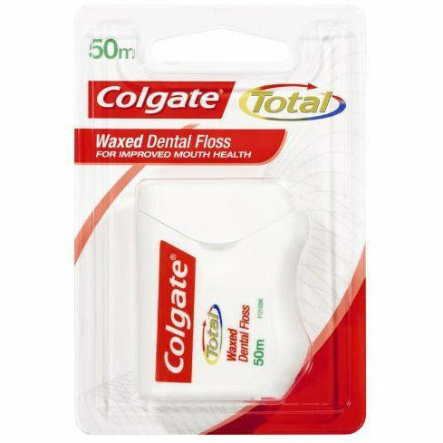 Colgate Waxed Total Dental Floss 50M