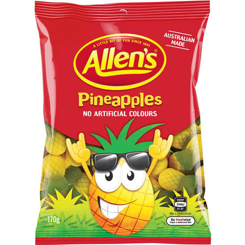 Allen's Pineapples Jelly Lollies Bag 170g