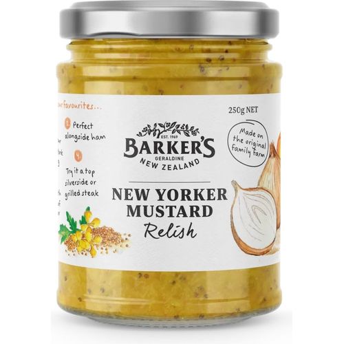 Barkers New Yorker Mustard Relish 250g