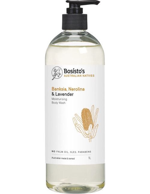 Bosistos Banksia Nerolina & Lavender Body Wash Pump 1L