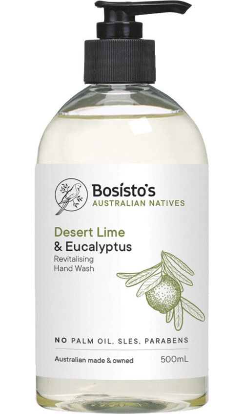 Bosistos Desert Lime & Eucalyptus Hand Wash Pump 500ml